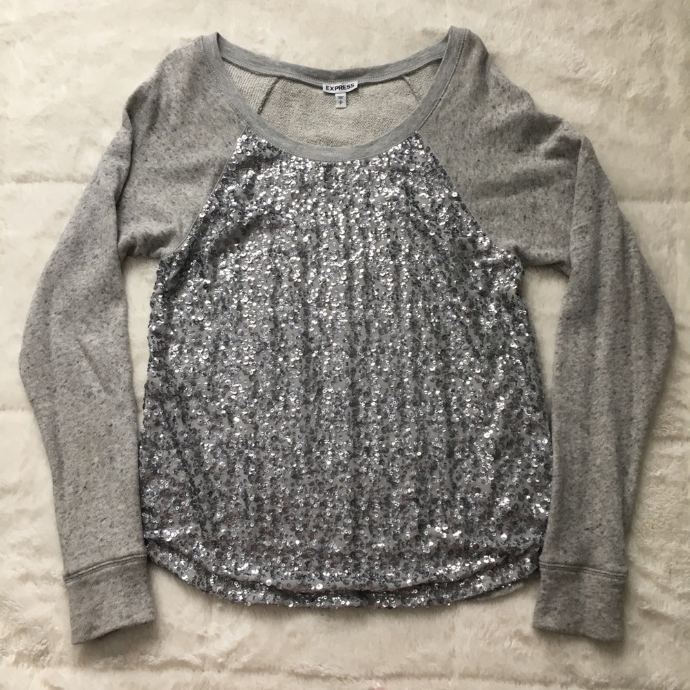 Express Sequin Top - Picture 2 of 6